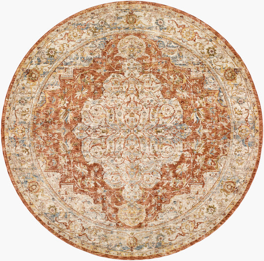 Mona Lisa MNI-2309 5ft Round Machine Woven Area Rug