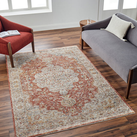 Mona Lisa MNI-2309 5ft Round Machine Woven Area Rug