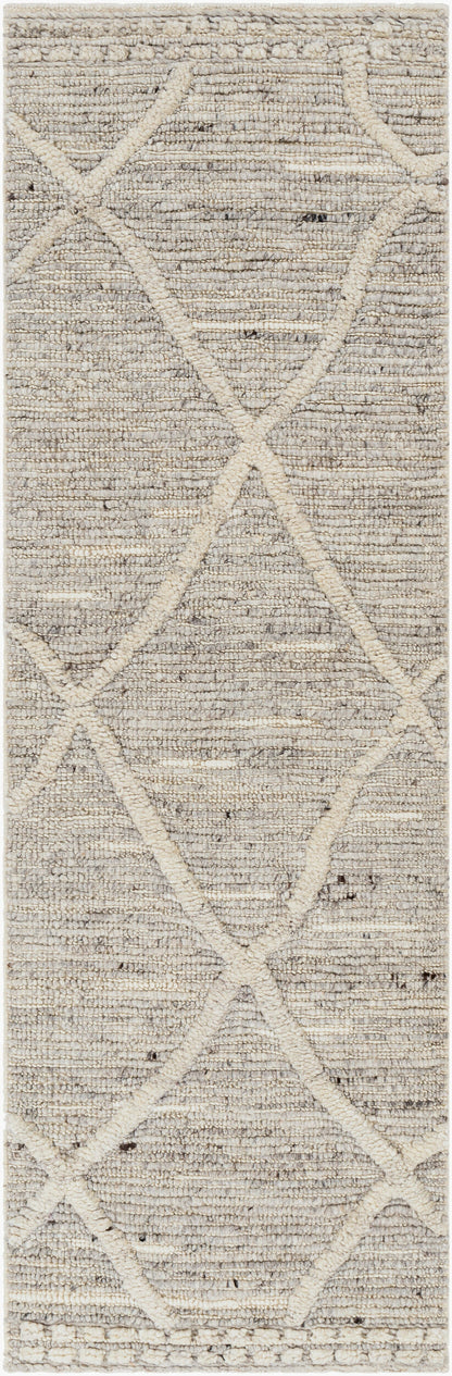 Manisa MNS-2302 8ft Runner Handmade Wool Runner Rug