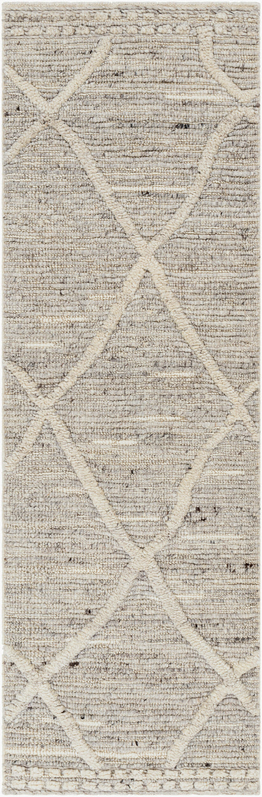 Manisa MNS-2302 8ft Runner Handmade Wool Runner Rug