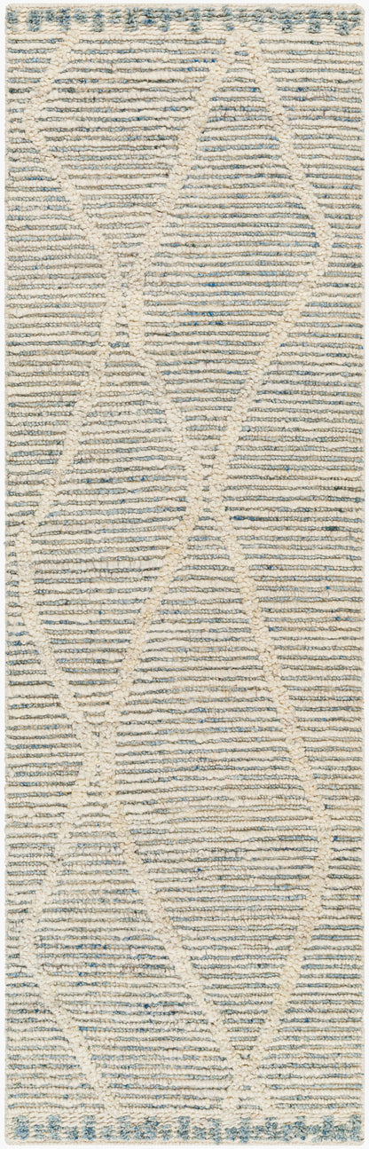 Manisa MNS-2308 8ft Runner Handmade Wool Runner Rug