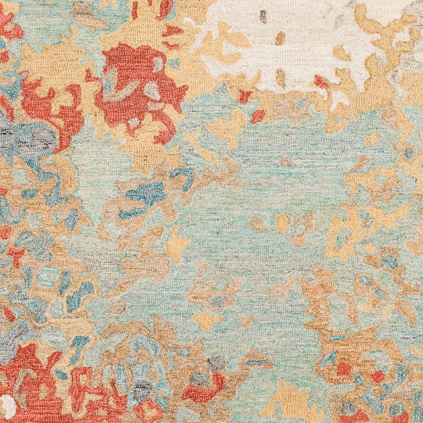 Alfombra decorativa de lana hecha a mano Modern Nouveau MNV-1000 de 2' x 3'