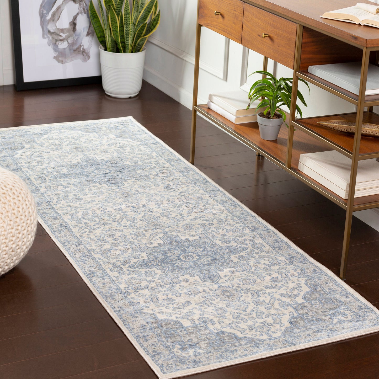 Monaco MOC-2313 7ft Runner Machine Woven Runner Rug