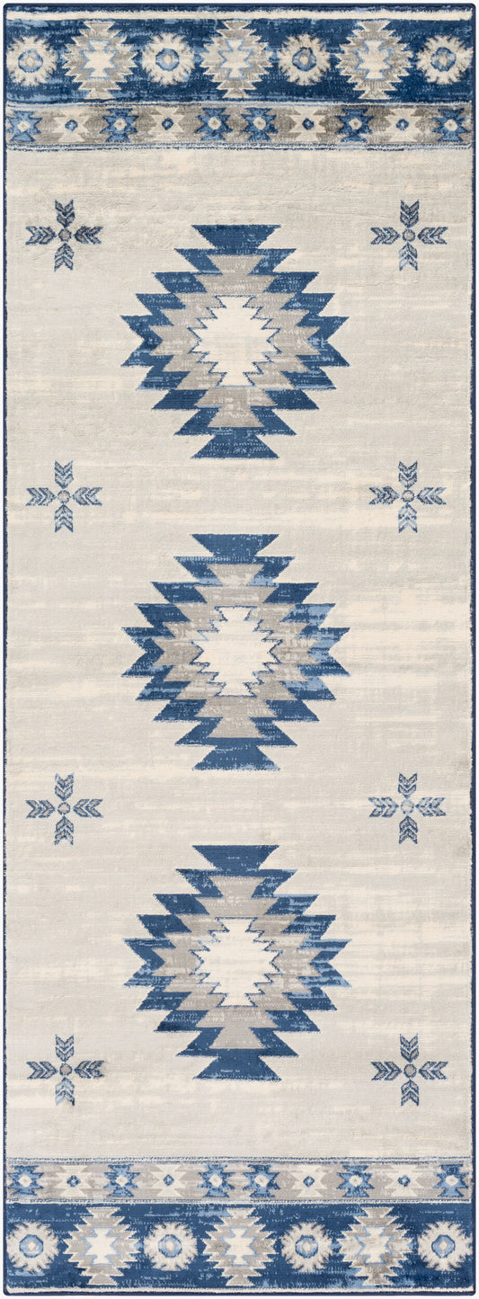 Monaco MOC-2321 7ft Runner Machine Woven Runner Rug