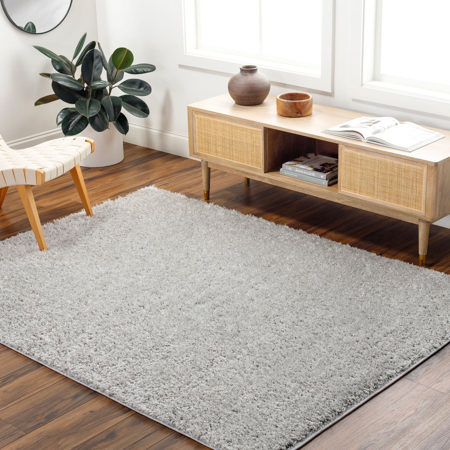 Moda Shag MOG-2309 6' x 9' Machine Woven Area Rug