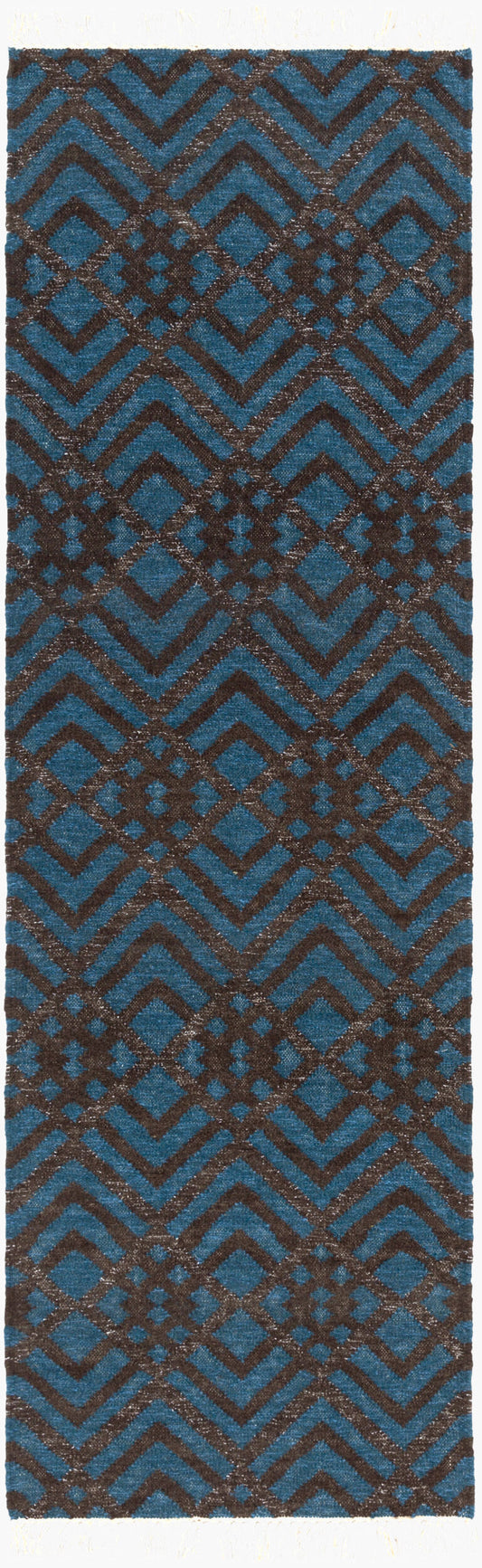 Alfombra de lana hecha a mano Marinda MRI-8000 de 2,4 m