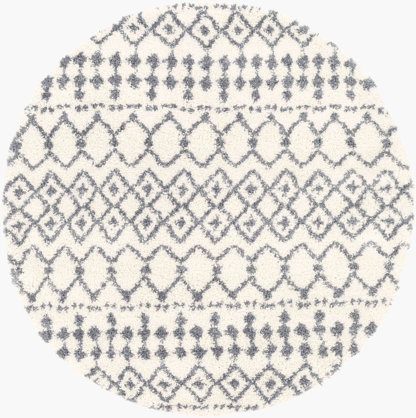 Maroc Shag MRS-2310 5ft Round Machine Woven Area Rug