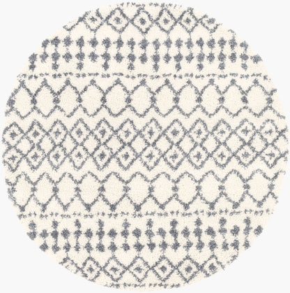 Maroc Shag MRS-2310 5ft Round Machine Woven Area Rug