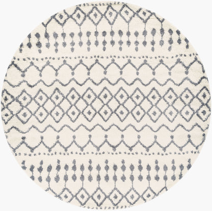 Maroc Shag MRS-2310 8ft Round Machine Woven Area Rug