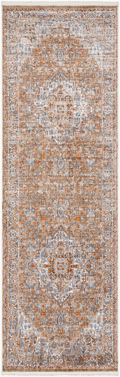 Misterio MST-2301 7ft Runner Machine Woven Runner Rug