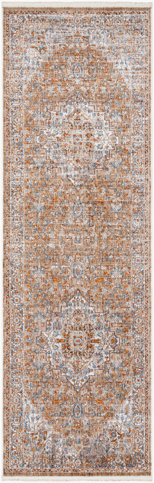 Misterio MST-2301 7ft Runner Machine Woven Runner Rug