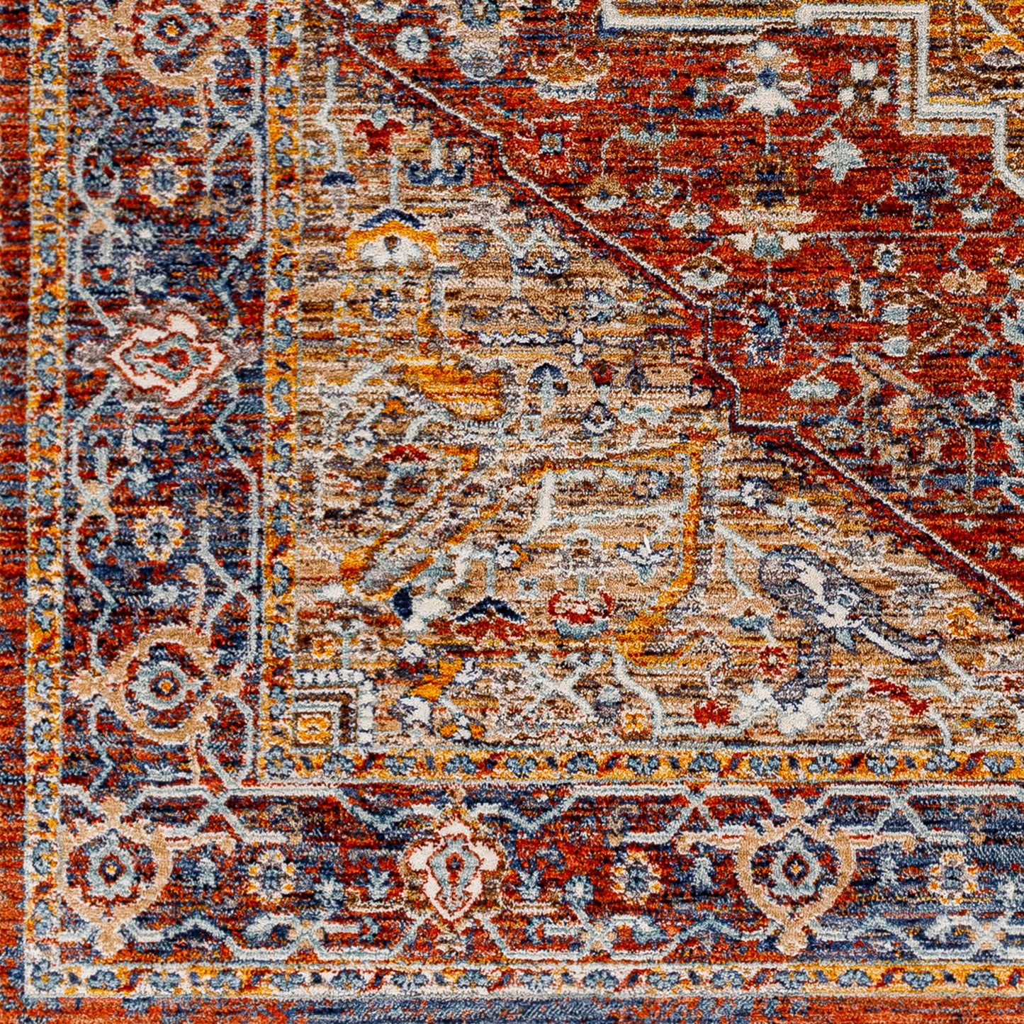 Alfombra decorativa tejida a máquina Misterio MST-2303 de 1,00 m x 1,70 m