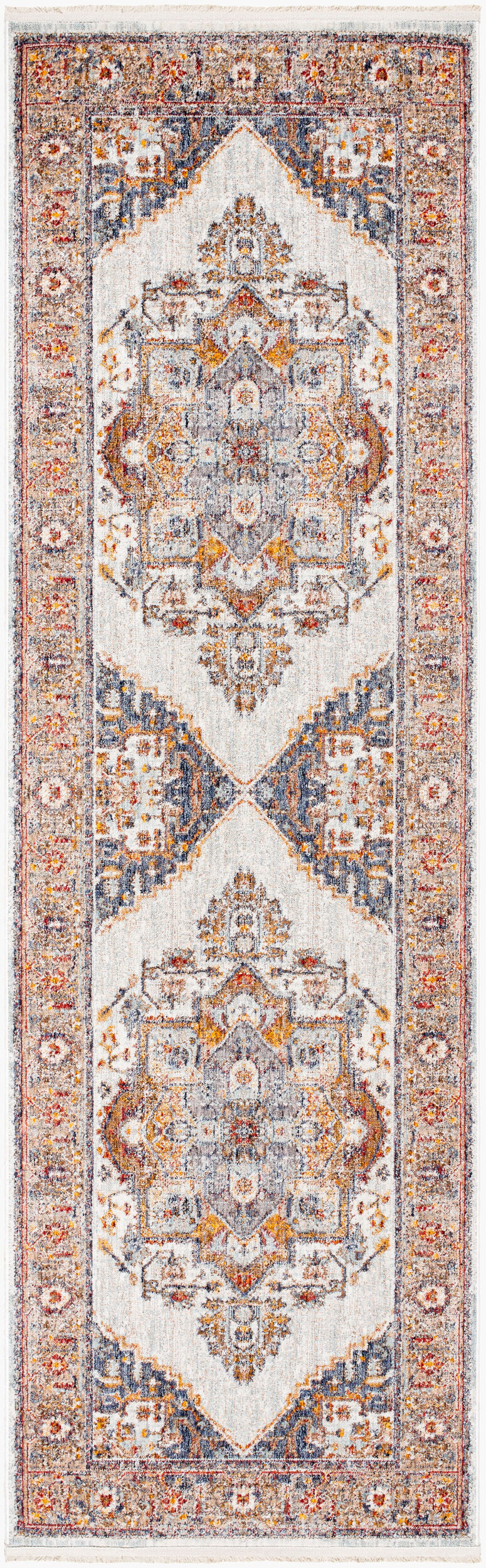 Misterio MST-2306 7ft Runner Machine Woven Runner Rug