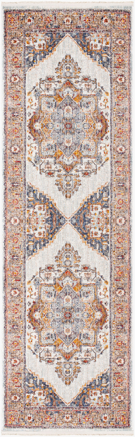Misterio MST-2306 7ft Runner Machine Woven Runner Rug