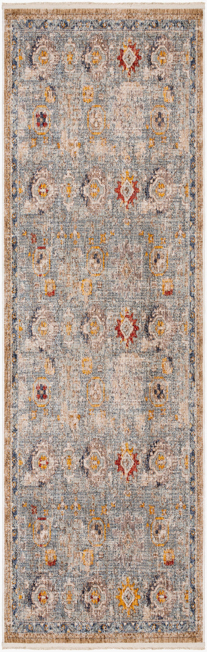 Misterio MST-2310 7ft Runner Machine Woven Runner Rug