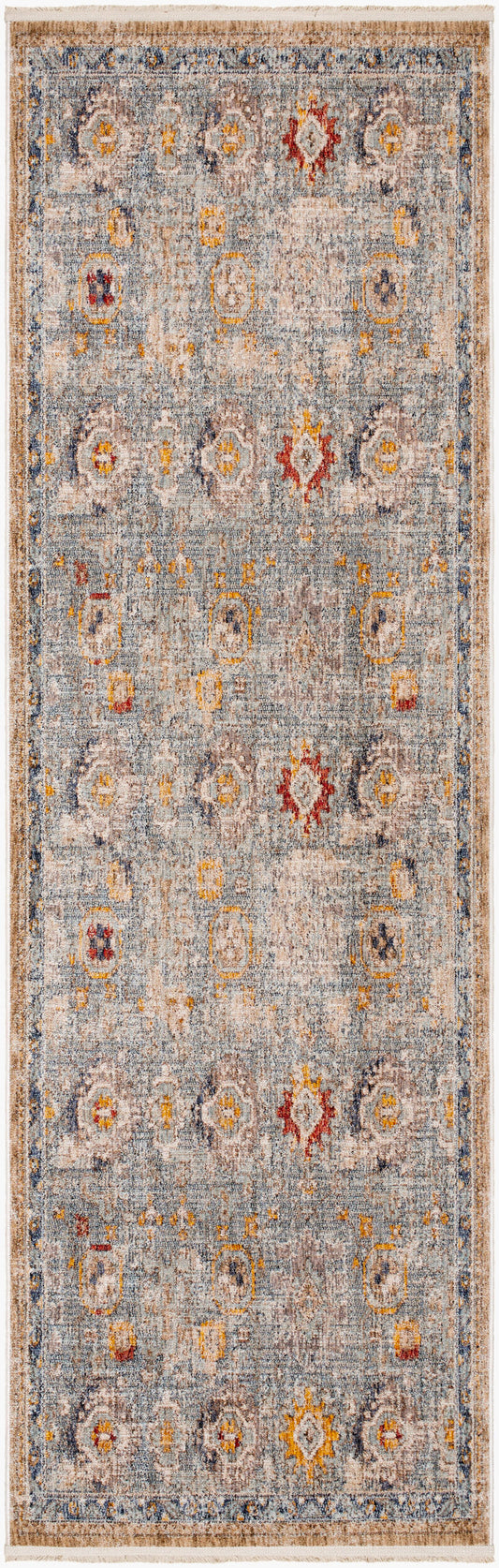 Misterio MST-2310 7ft Runner Machine Woven Runner Rug