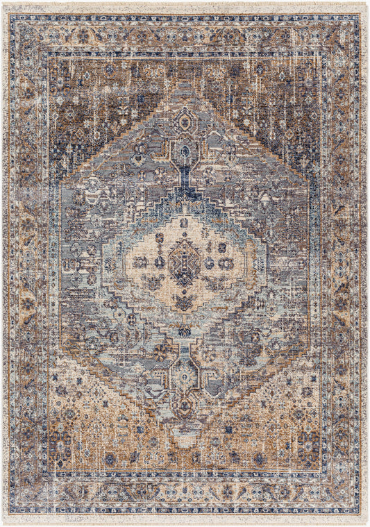 Alfombra decorativa tejida a máquina Misterio MST-2313 de 1,00 m x 1,70 m