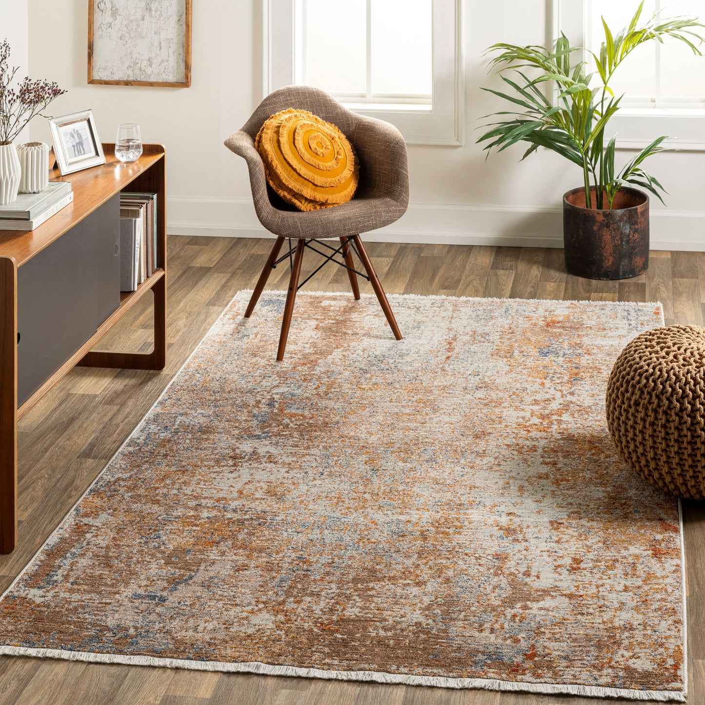 Misterio MST-2314 10ft Runner Machine Woven Runner Rug