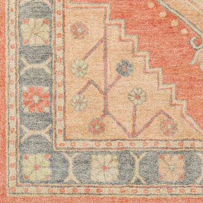 Alfombra decorativa hecha a mano Malatya MTY-2303 de 2' x 3'