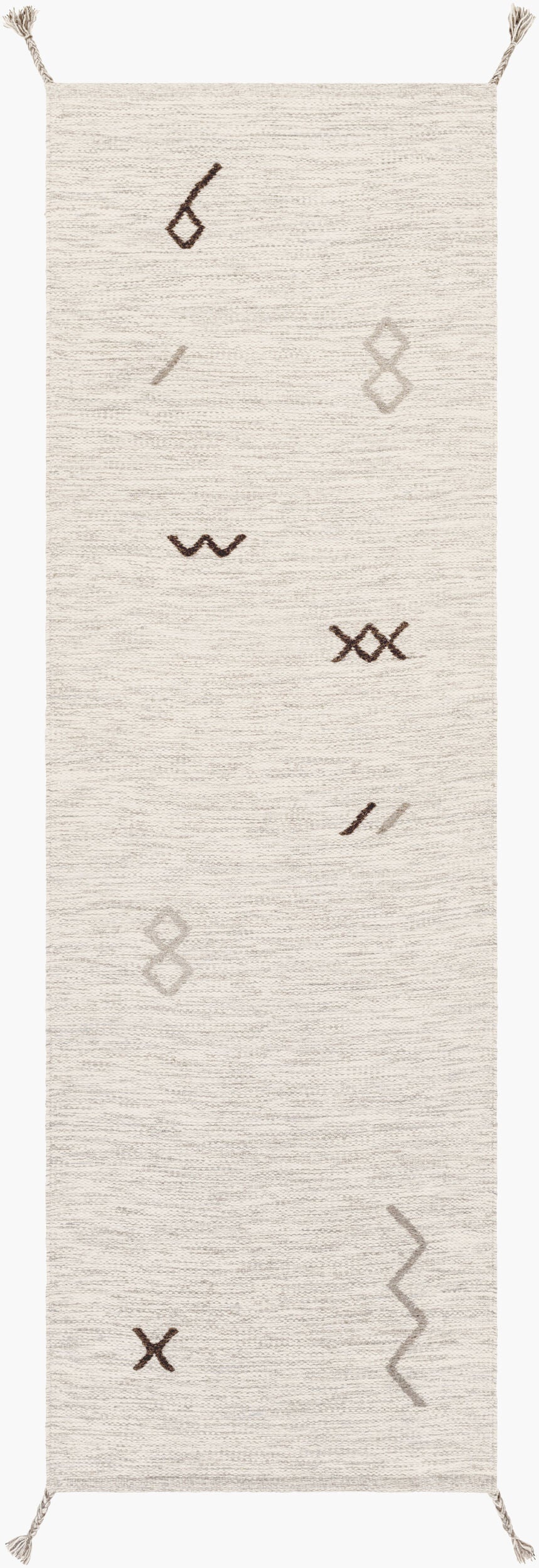 Montezuma MTZ-2005 8ft Runner Handmade Wool Runner Rug