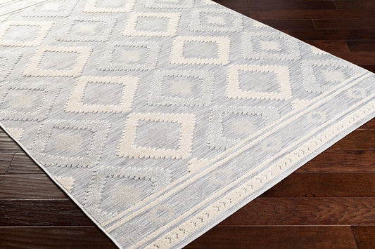 Murcia MUC-2300 5' x 7' Machine Woven Indoor/Outdoor Area Rug