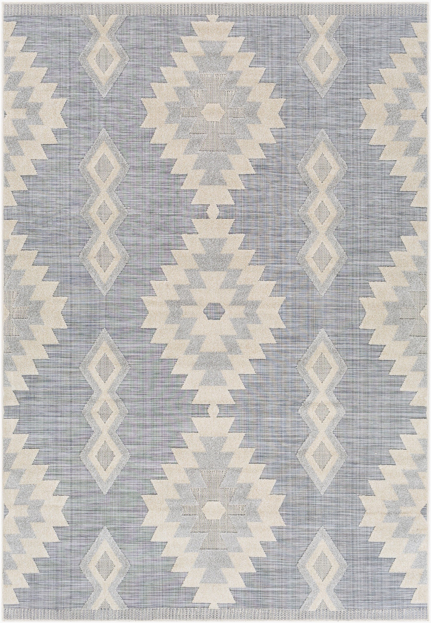Alfombra Murcia MUC-2301 de 2,44 m x 3,05 m, tejida a máquina, para interior y exterior
