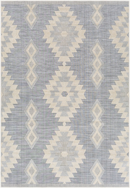 Alfombra Murcia MUC-2301 de 2,44 m x 3,05 m, tejida a máquina, para interior y exterior