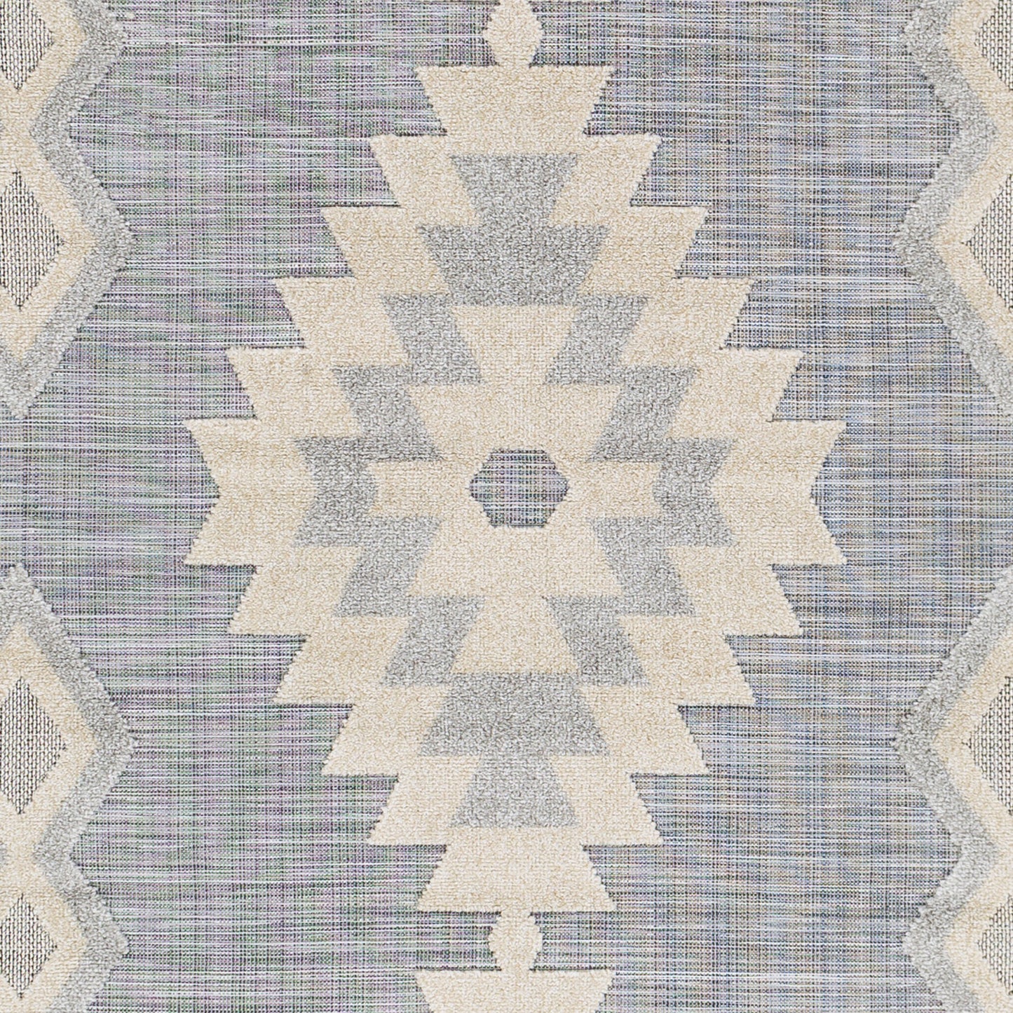 Alfombra Murcia MUC-2301 de 2,44 m x 3,05 m, tejida a máquina, para interior y exterior