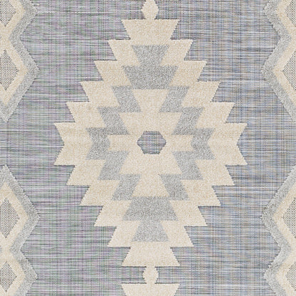 Alfombra Murcia MUC-2301 de 2,44 m x 3,05 m, tejida a máquina, para interior y exterior