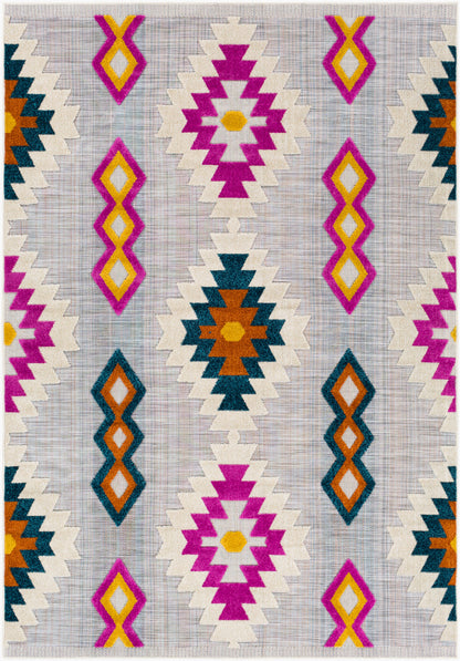 Murcia MUC-2302 6' x 9' Machine Woven Indoor/Outdoor Area Rug