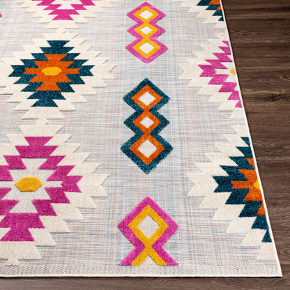 Murcia MUC-2302 6' x 9' Machine Woven Indoor/Outdoor Area Rug