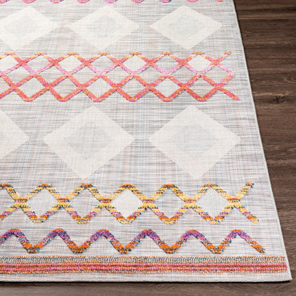 Murcia MUC-2306 5' x 7' Machine Woven Indoor/Outdoor Area Rug