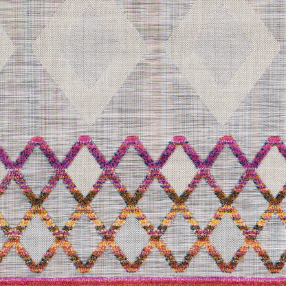 Murcia MUC-2306 5' x 7' Machine Woven Indoor/Outdoor Area Rug