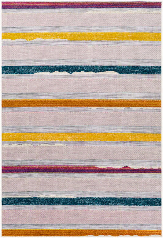 Murcia MUC-2309 5' x 7' Machine Woven Indoor/Outdoor Area Rug