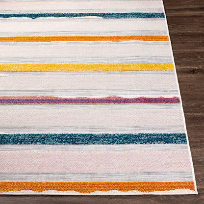 Murcia MUC-2309 5' x 7' Machine Woven Indoor/Outdoor Area Rug