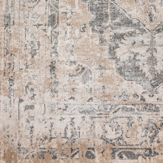 Alfombra decorativa tejida a máquina Marvel MVL-2305 de 2' x 3'