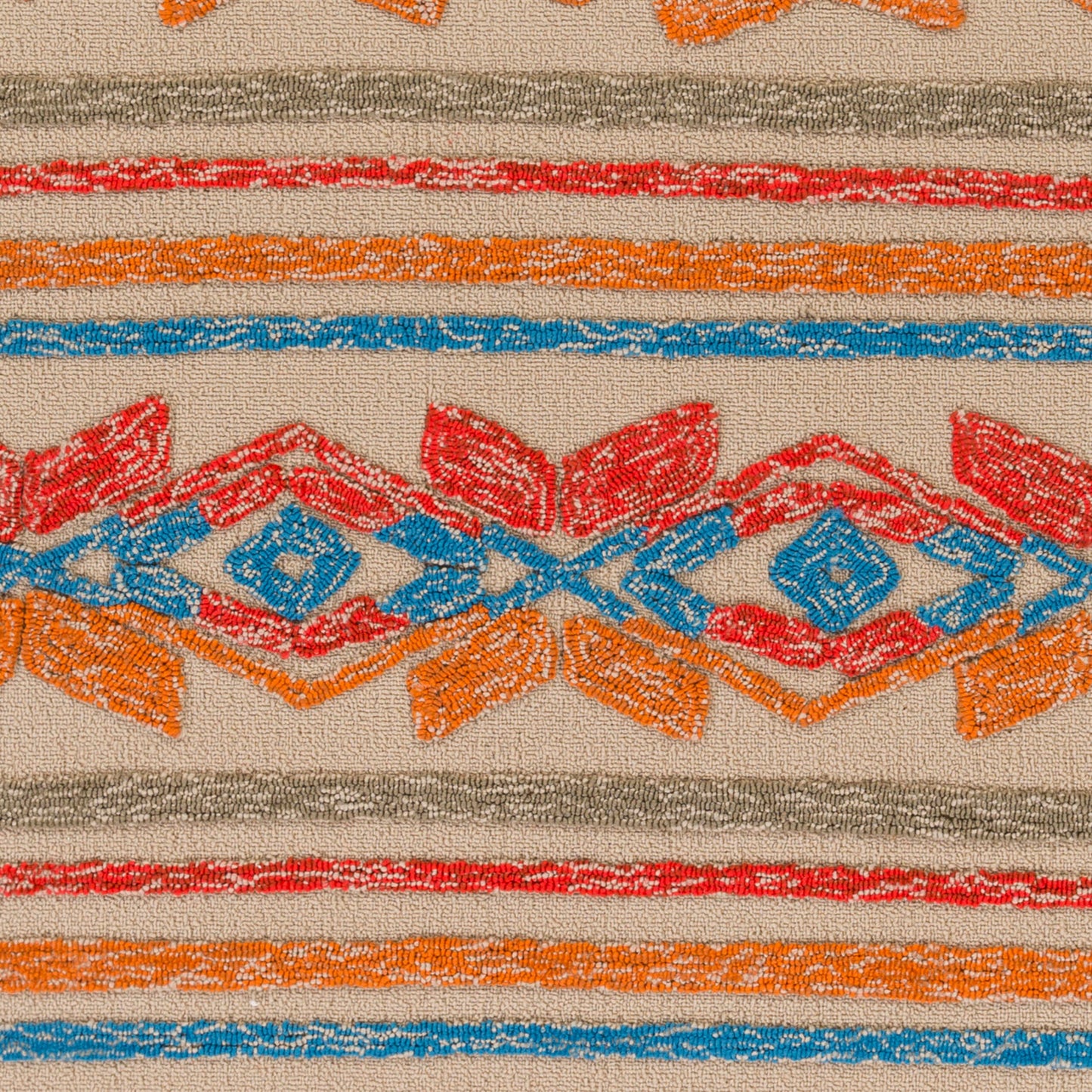 Alfombra decorativa para interiores y exteriores, tejida a máquina, Mayan MYA-6199, de 2' x 3'