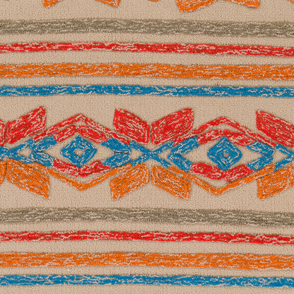 Alfombra decorativa para interiores y exteriores, tejida a máquina, Mayan MYA-6199, de 2' x 3'