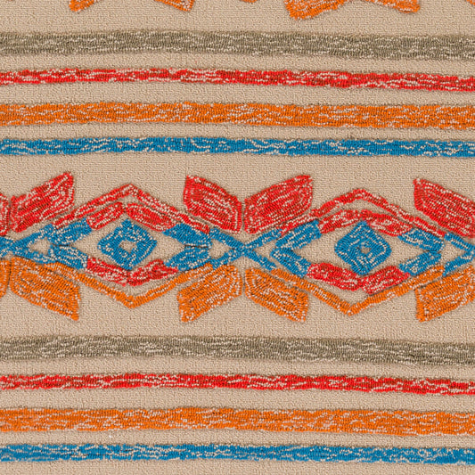 Alfombra decorativa para interiores y exteriores, tejida a máquina, Mayan MYA-6199, de 2' x 3'