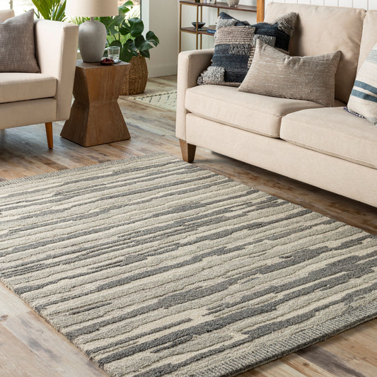 Madelyn MYN-2300 Alfombra de lana hecha a mano de 9' x 12'