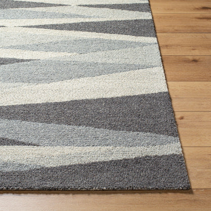 Alfombra decorativa de lana hecha a mano Madelyn MYN-2303 de 2' x 3'