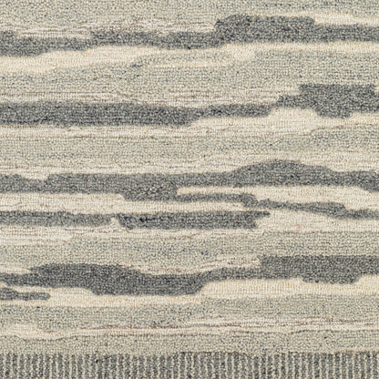 Alfombra decorativa de lana hecha a mano Madelyn MYN-2306 de 2' x 3'