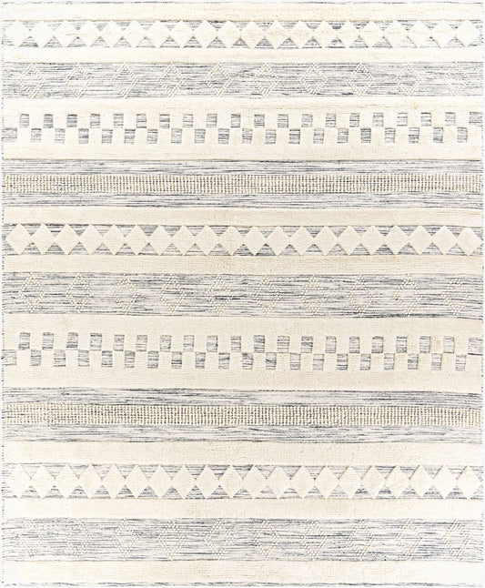 Alfombra de lana hecha a mano Nairobi NAB-2300 de 2,44 m x 3,05 m