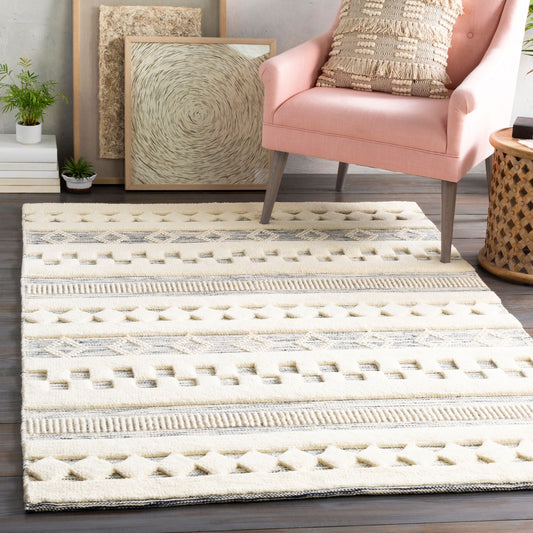 Nairobi NAB-2300 2' x 3' Handmade Wool Accent Rug