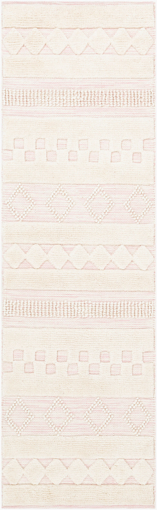 Nairobi NAB-2301 8ft Runner Handmade Wool Runner Rug