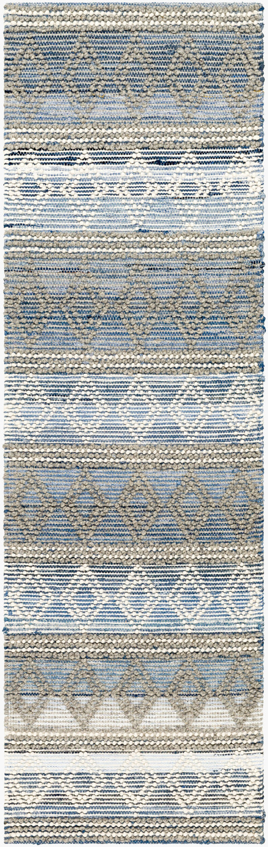 Nadine NDD-2300 8ft Runner Handmade Runner Rug