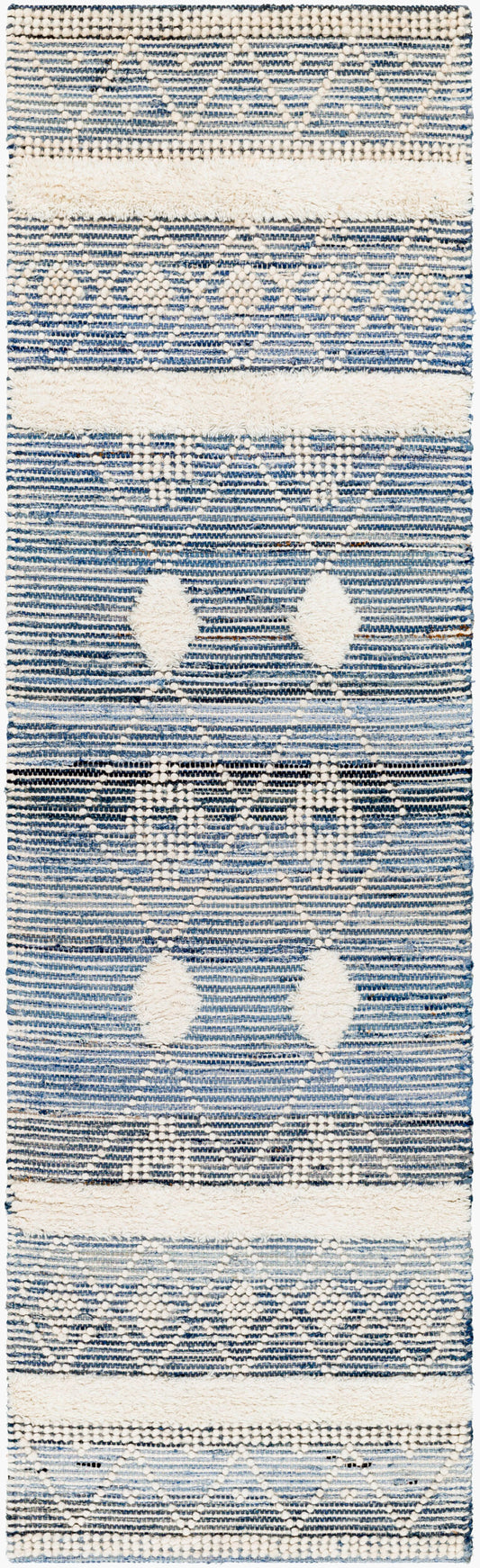 Nadine NDD-2302 8ft Runner Handmade Runner Rug