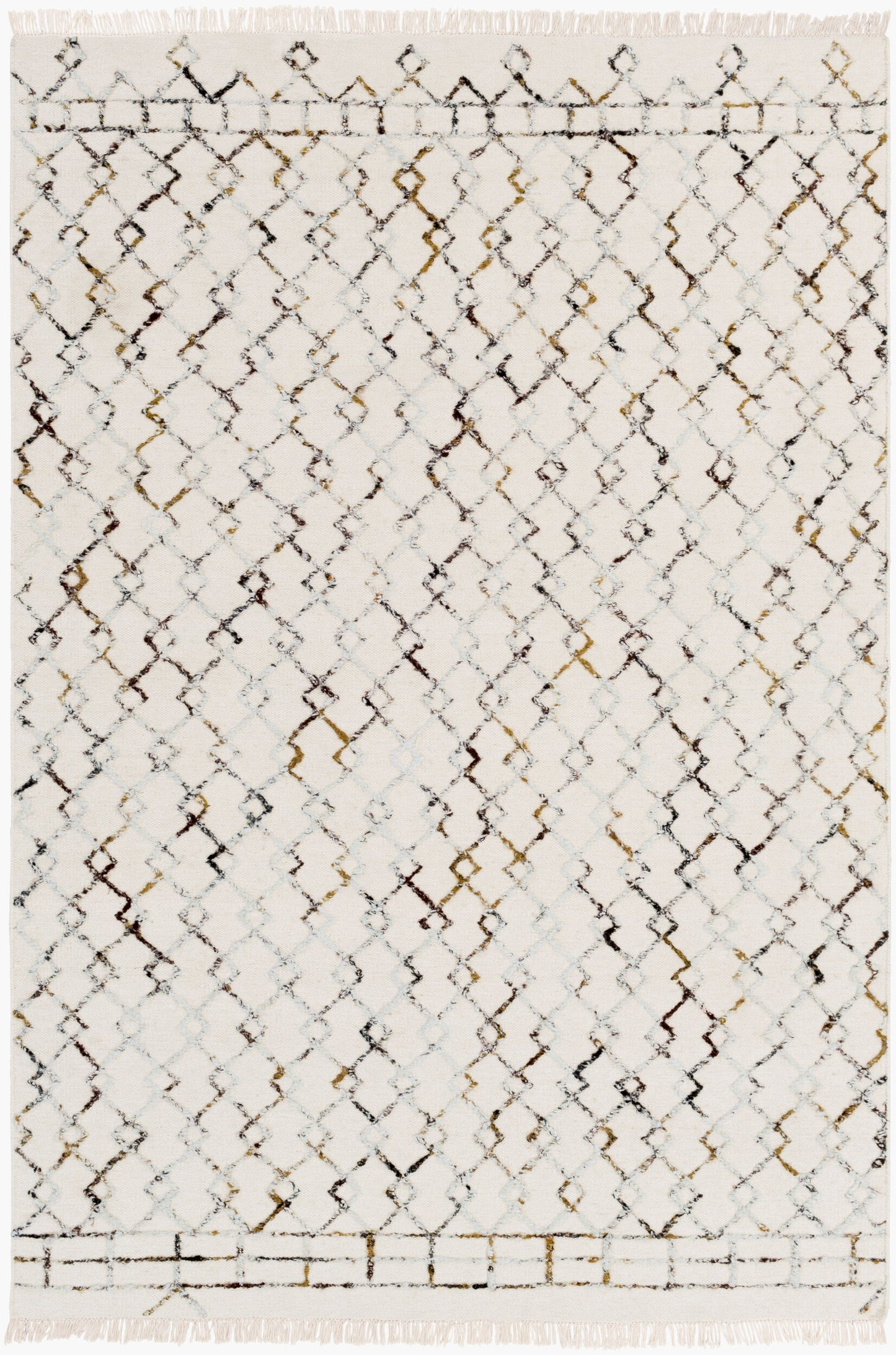 Nettie NET-1001 2' x 3' Handmade Wool Accent Rug