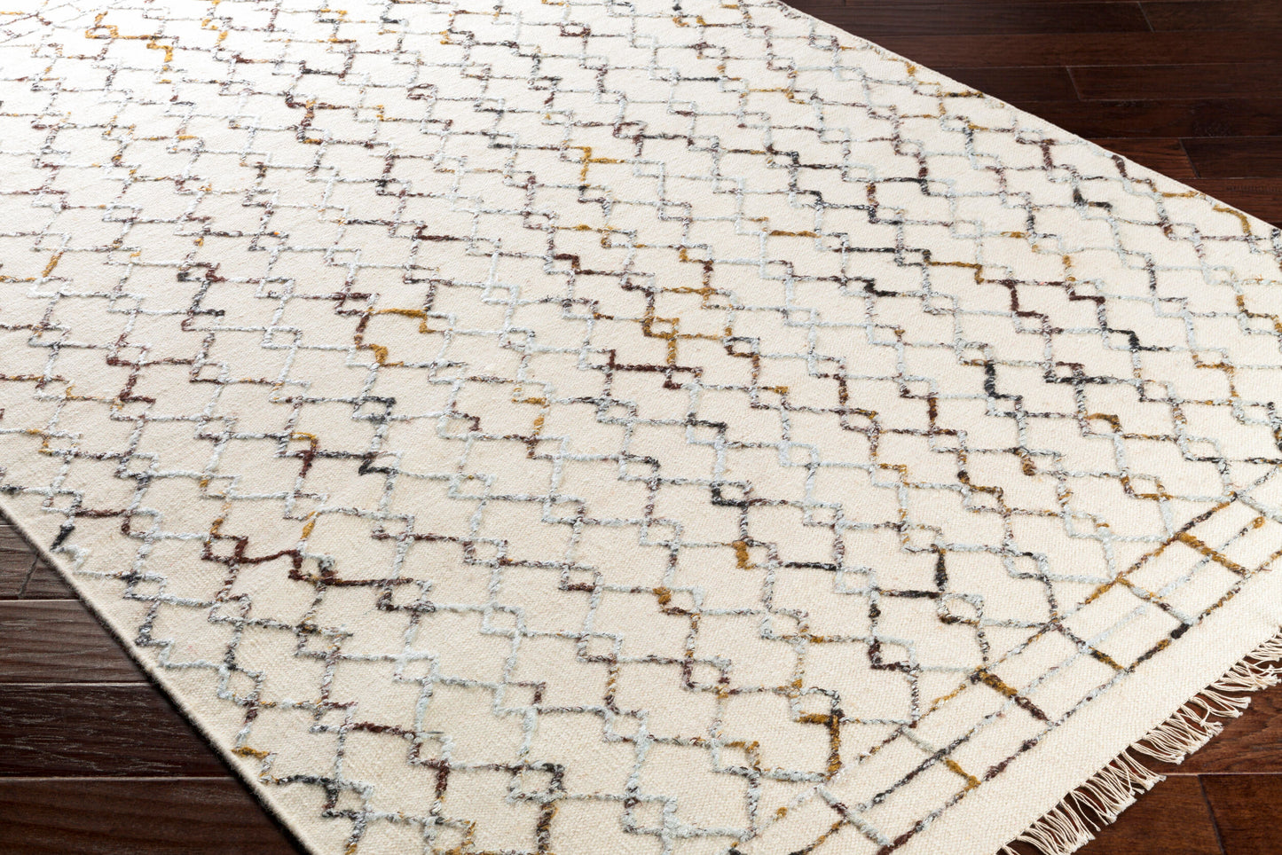 Nettie NET-1001 2' x 3' Handmade Wool Accent Rug