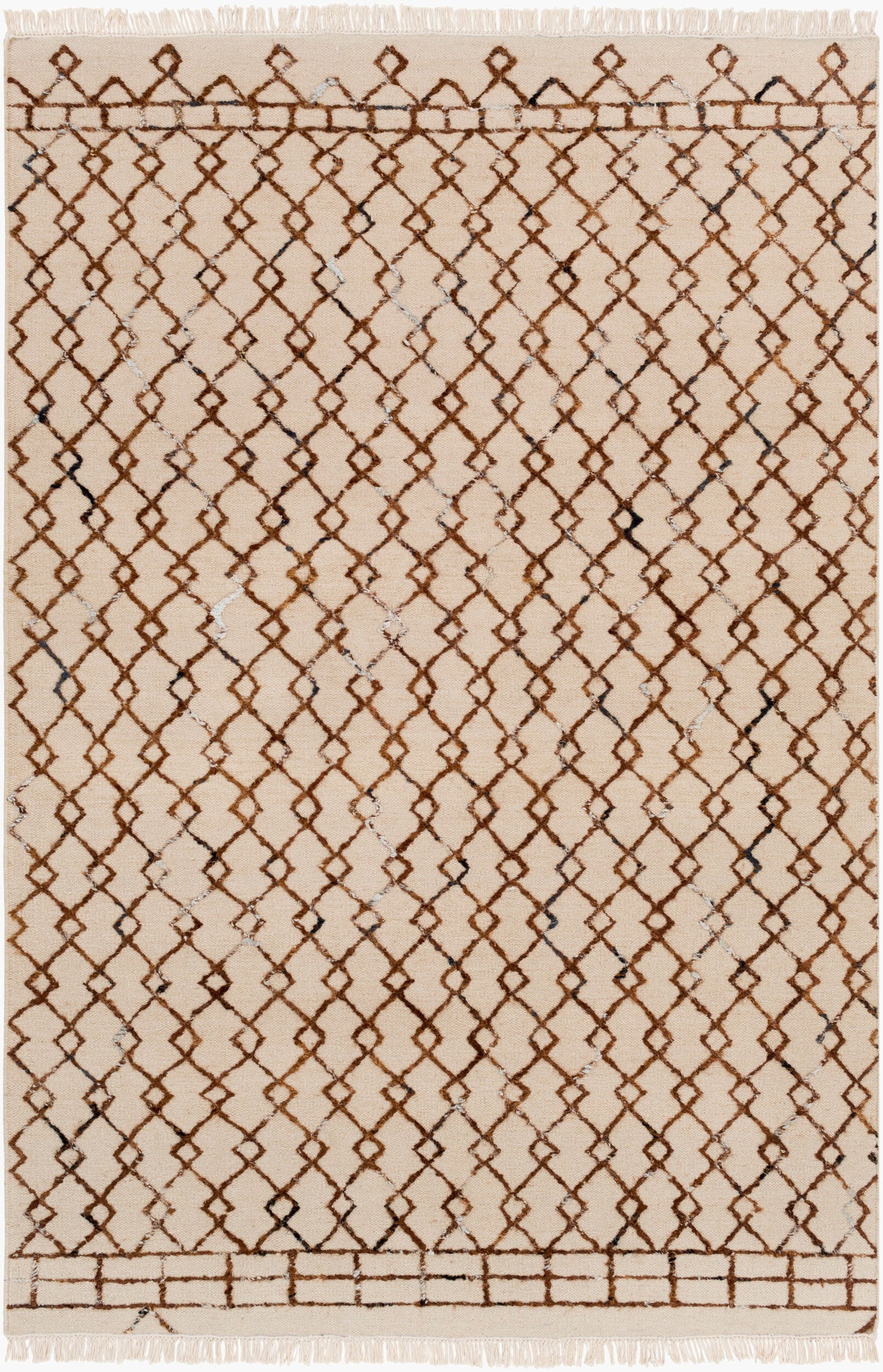 Nettie NET-1002 2' x 3' Handmade Wool Accent Rug